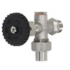 Level gauge upper valve fig. 576BO stainless steel/FPM PN10 1/2" BSPP